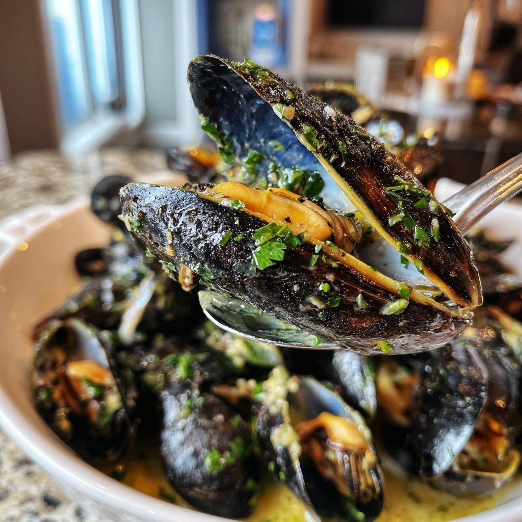 Mussels in White Wine Sauce