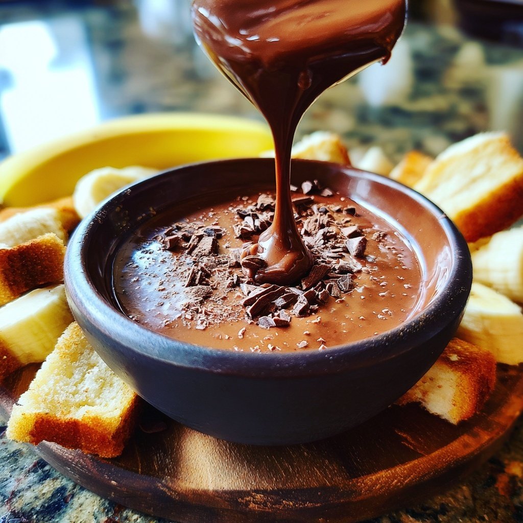 Cinnamon Chocolate Fondue Dip