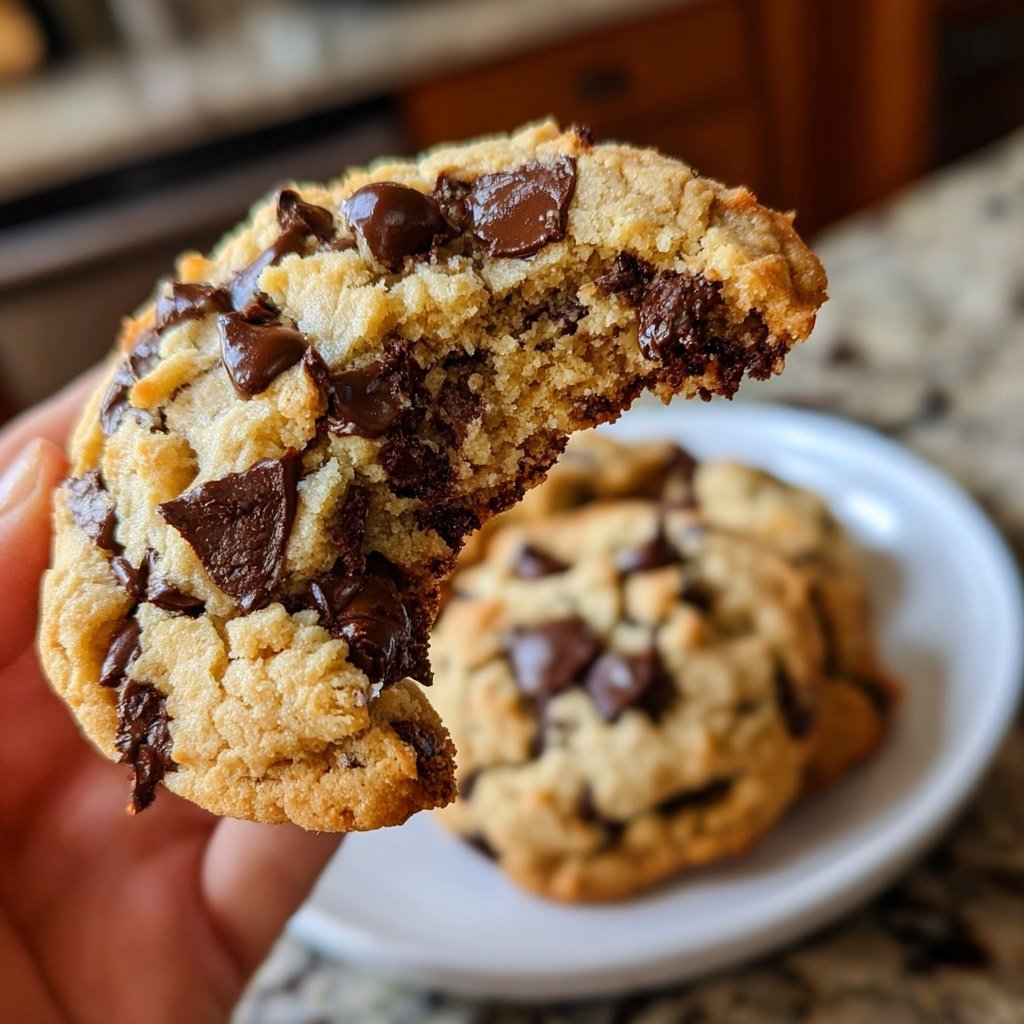 One-Bowl No-Chill Chocolate Chip Cookies​