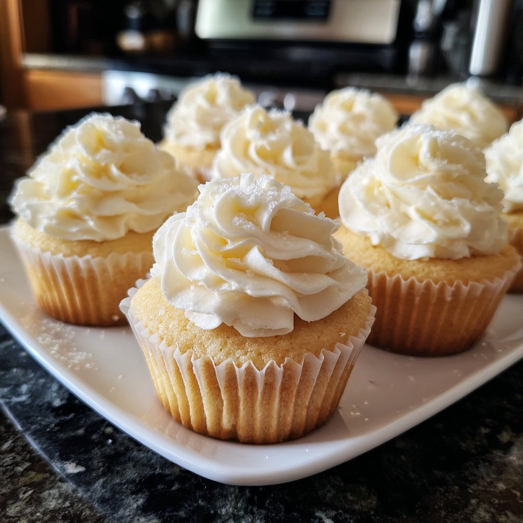 One-Bowl Vanilla Cupcakes with Buttercream Frosting