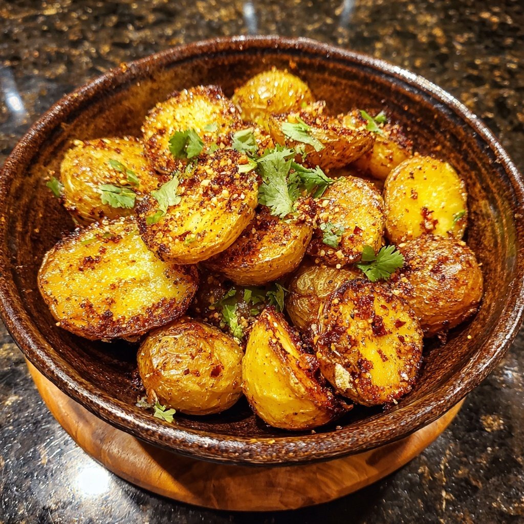 Chili Lime Airfried Potatoes