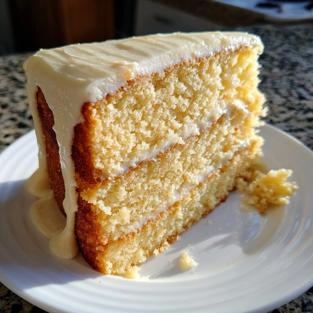 Moist Vanilla Cake Recipe