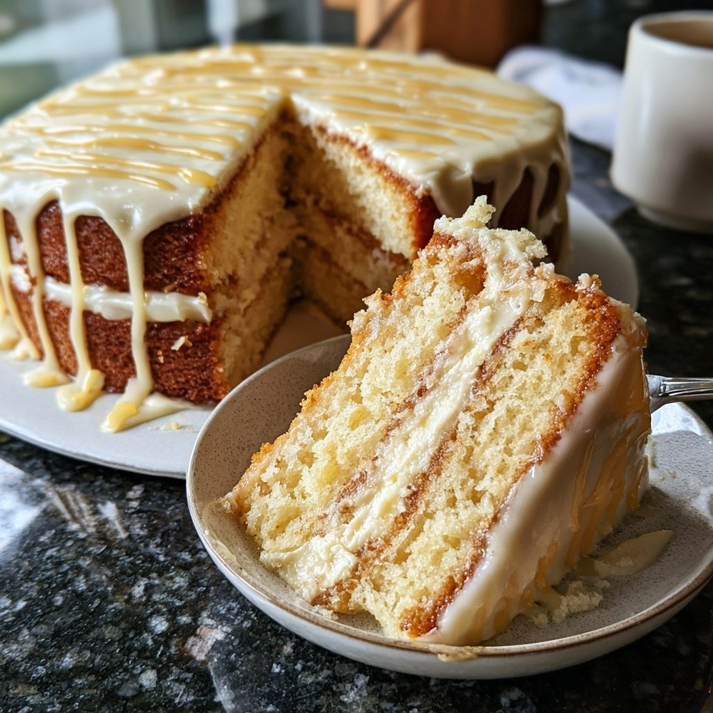 Simply Vanilla Layered Cake