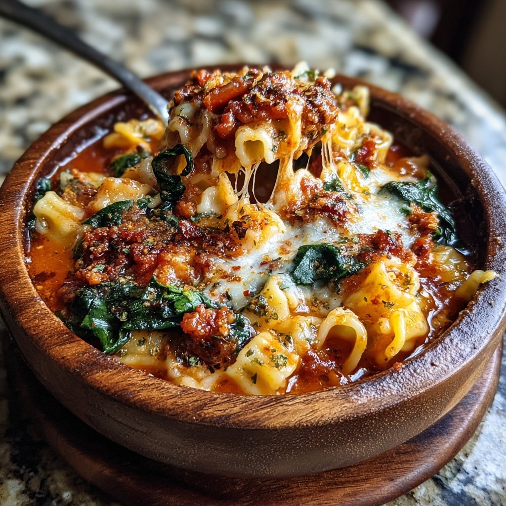 Instant Pot Lasagna Soup Comfort Food