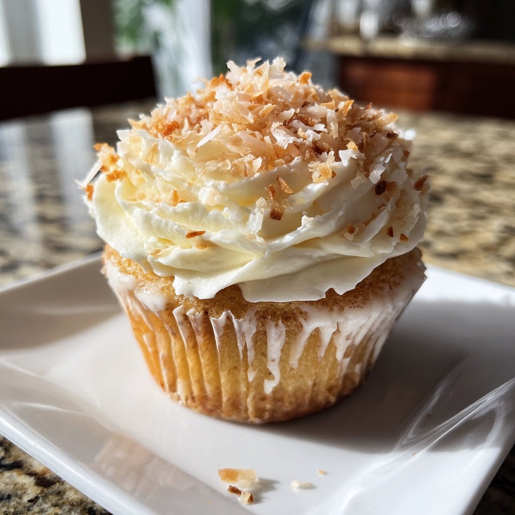 Mango Coconut Cupcake Bliss