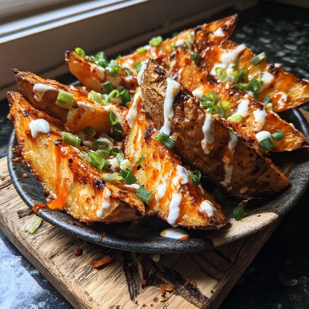 Buffalo Ranch Potato Wedges