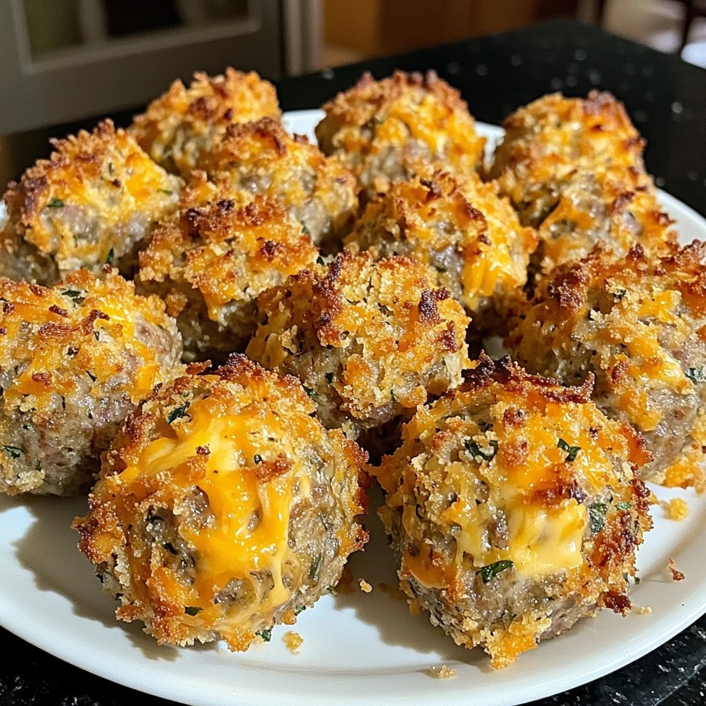 Cheddar Bay Sausage Balls