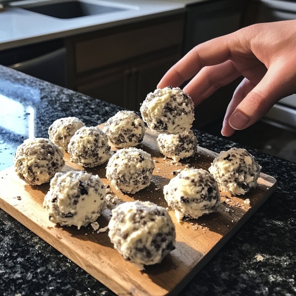 Cream Cheese Oreo Protein Balls