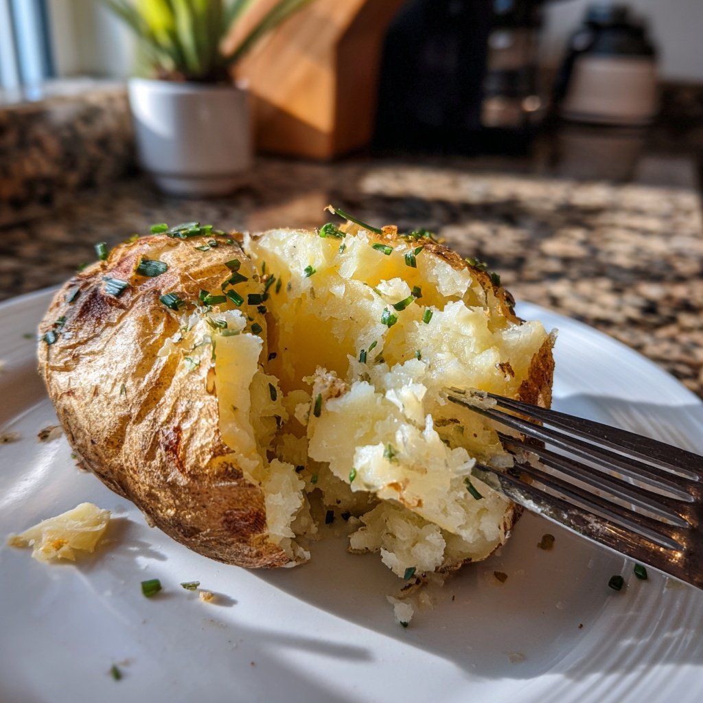 Perfect Baked Potato Crispy Golden