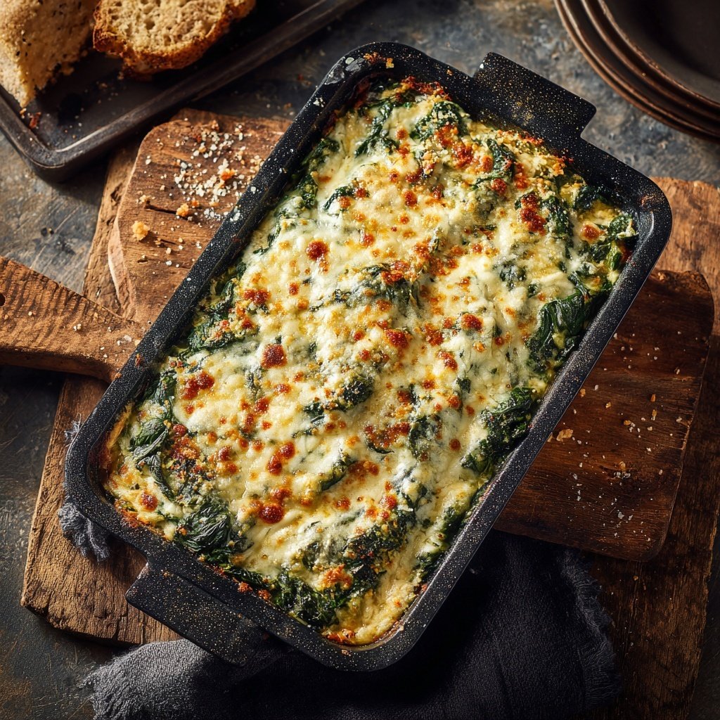 Protein-Rich Spinach and Cheese Bake
