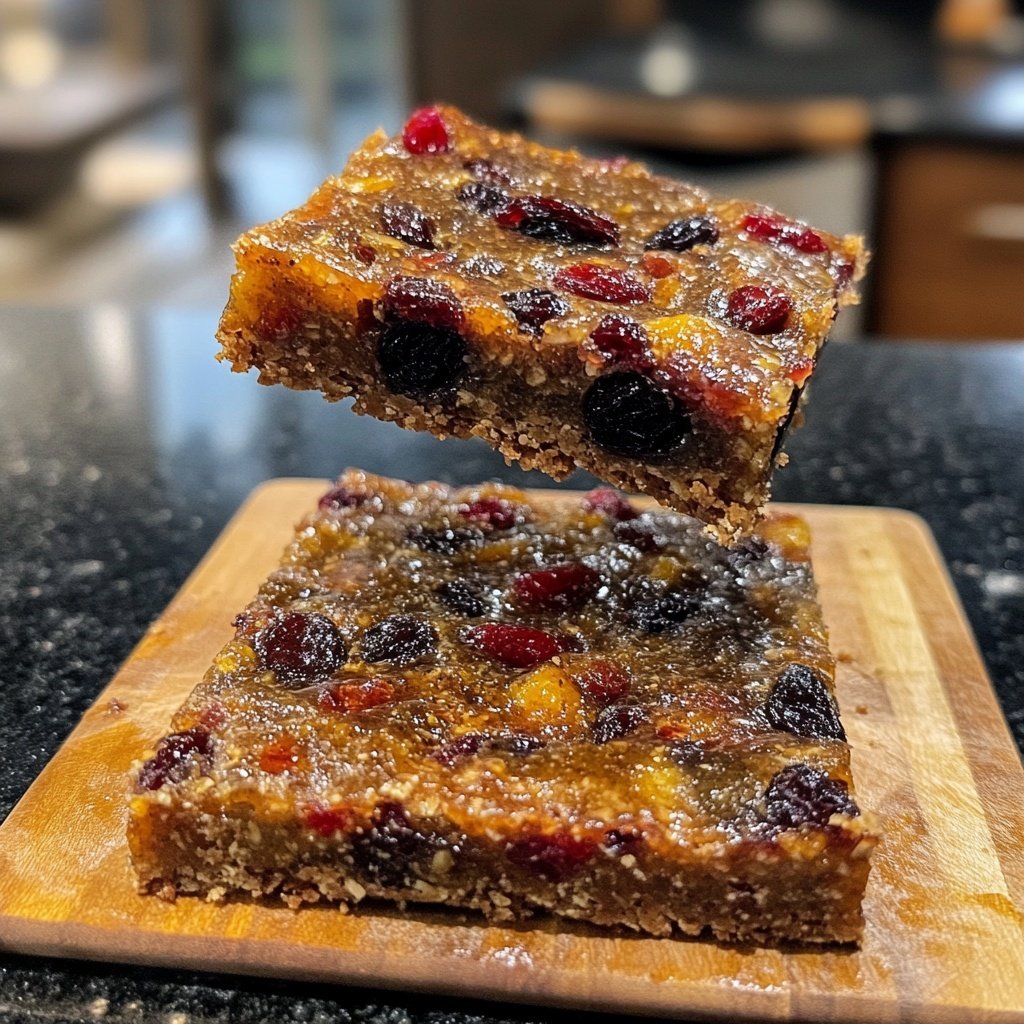 Spiced Mulled Wine Fruit Bars