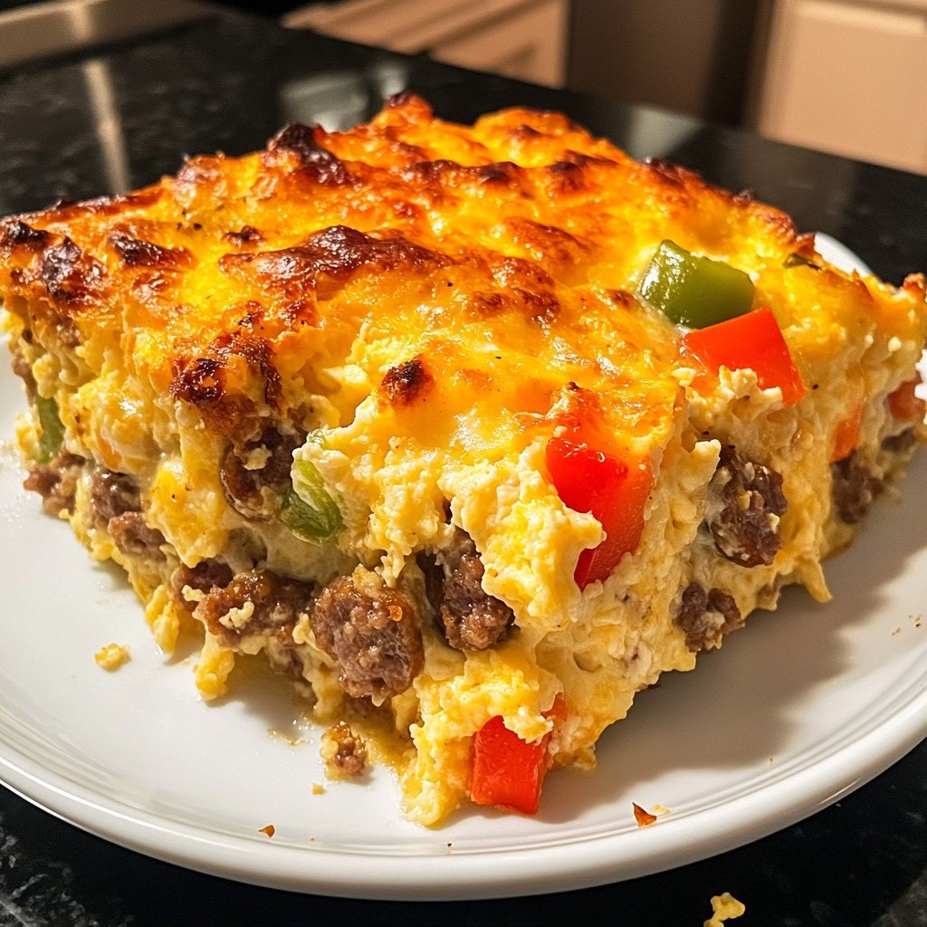 Breakfast Sausage and Egg Casserole